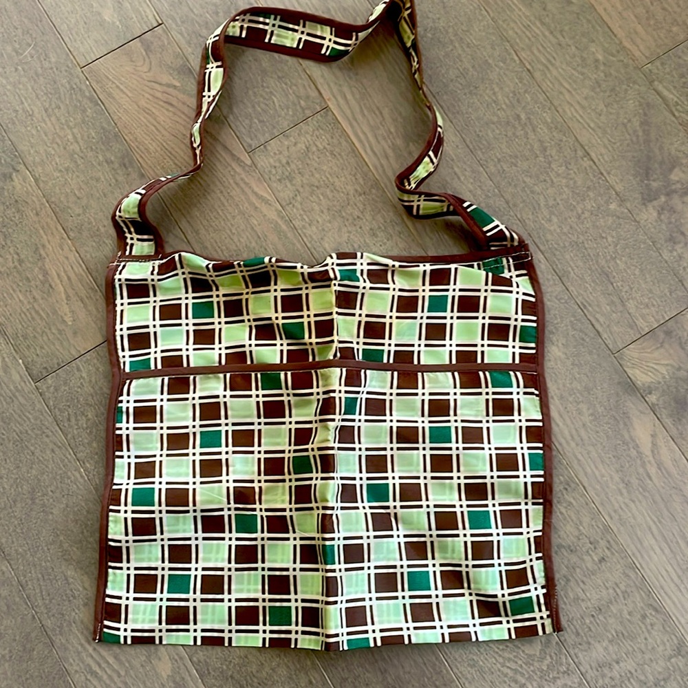 Vintage Heavy Duty Nylon Clothespin Apron Holder Bag Laundry NWOT